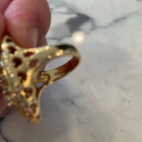 David Sigal Gold Plated Sterling Silver ring - Picture 6 of 7